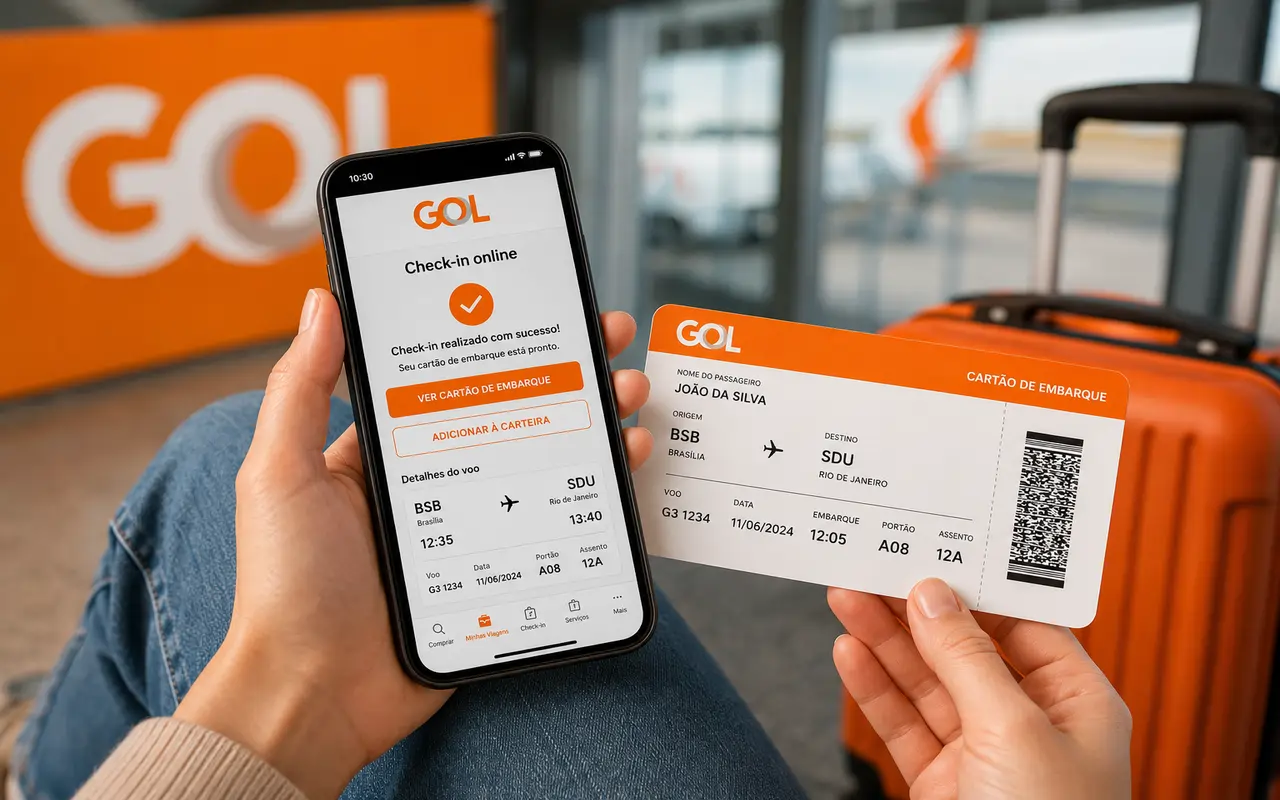 Check-in & Voo de Retorno (VIX → GRU)