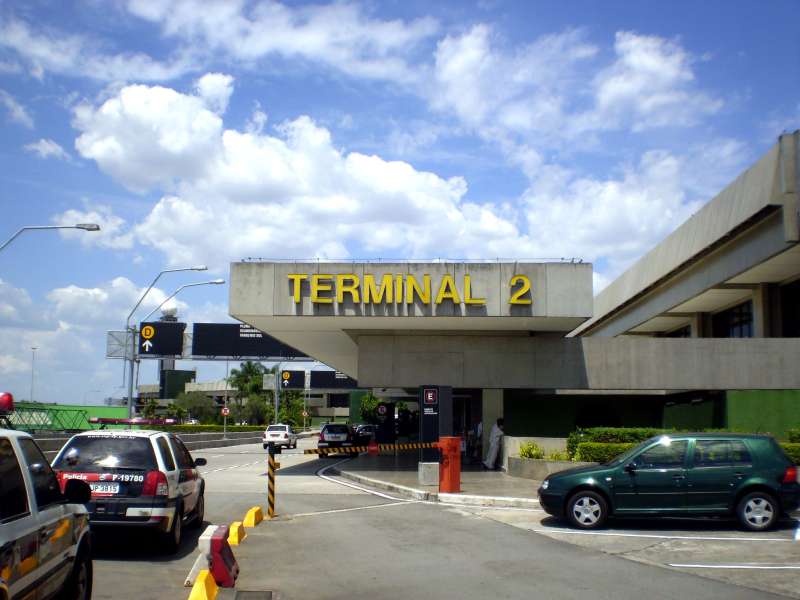 Chegada ao Aeroporto de Guarulhos