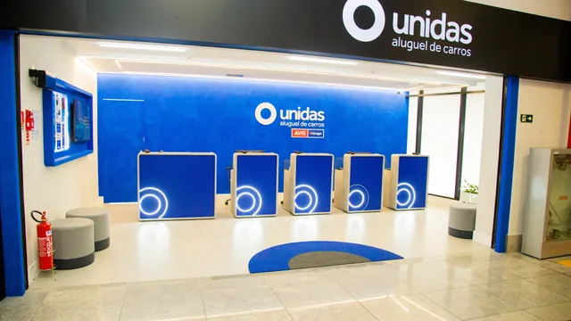 Retirada do carro alugado Unidas