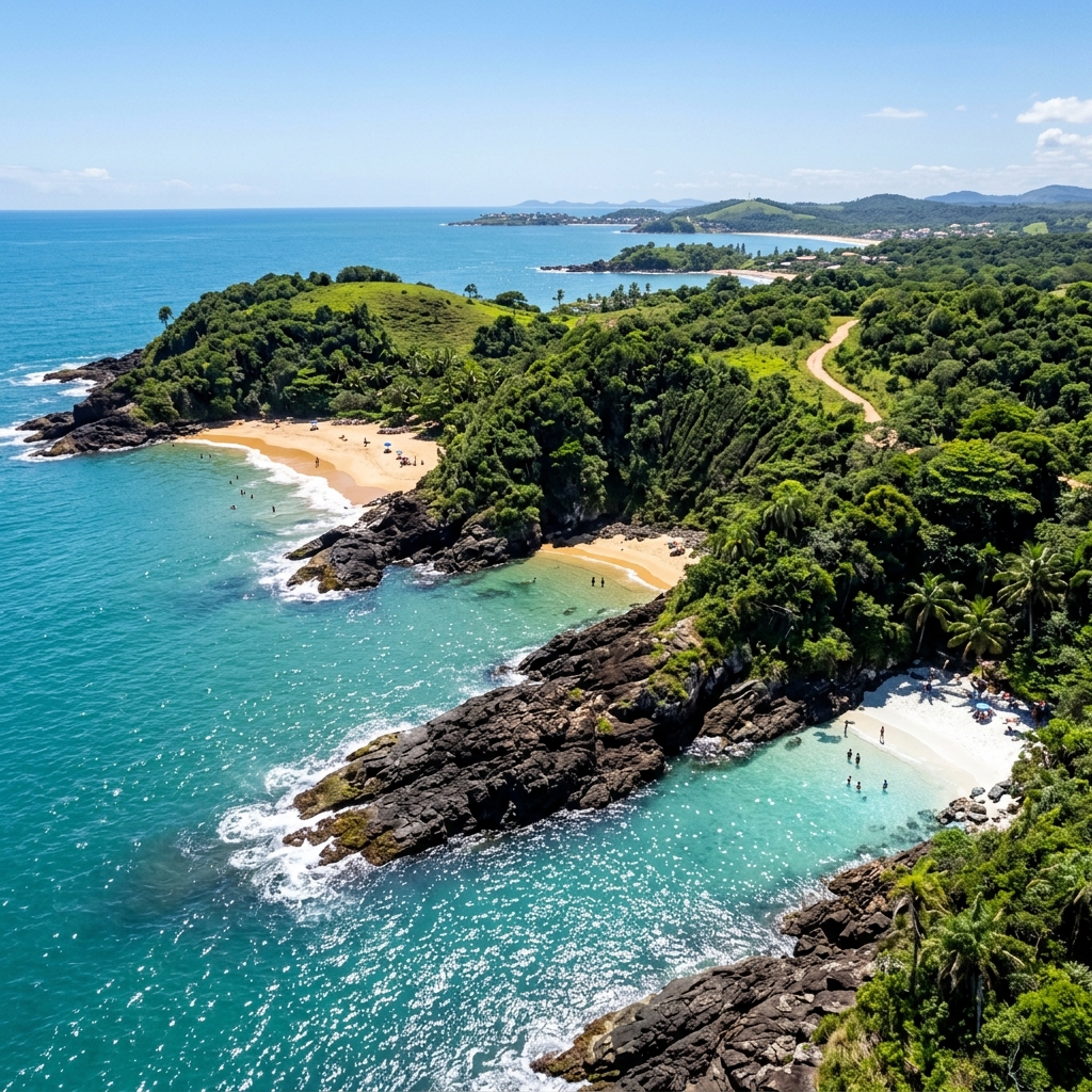 Deslocamento: Centro → Três Praias