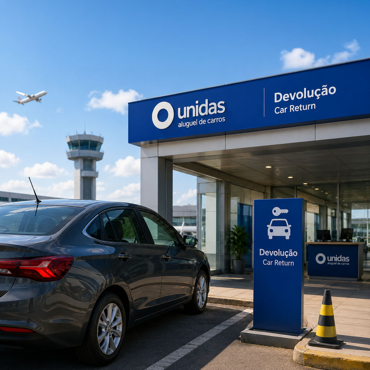 Devolução do Veículo Alugado (Locadora Aeroporto)